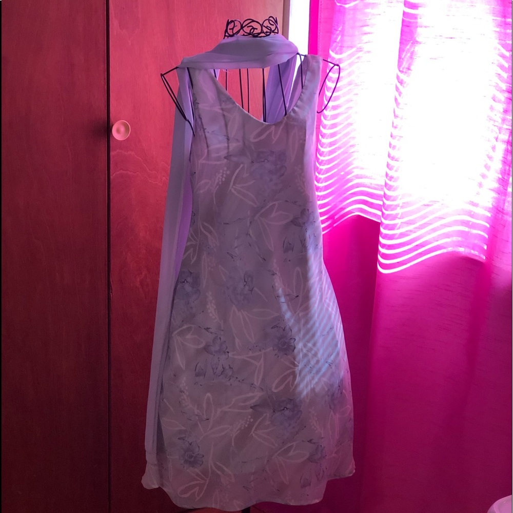 Summer Cocktail dress with shawl